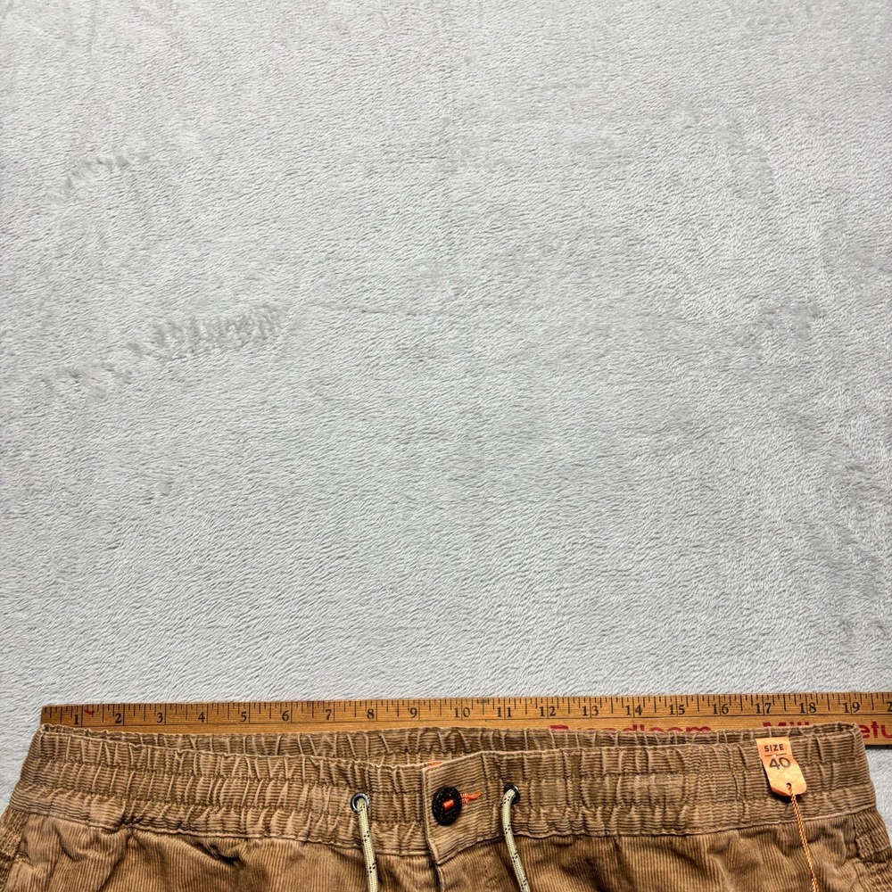 NWT Howler Bros Pressure Drop Corduroy Shorts Mens 40 Pharaoh Tan Elastic Waist - Picture 5 of 7